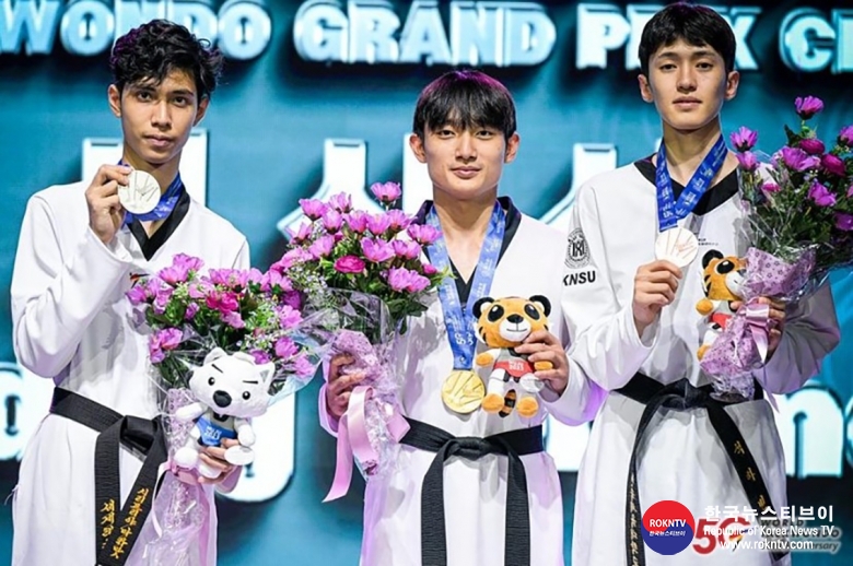 기사 2023.07.15.(토) 2-6 (사진 6)   Chinese Taipei and Korea win gold on opening day of Muju Taekwondowon 2023 World Taekwondo Grand Prix Challenge.hwp.jpg