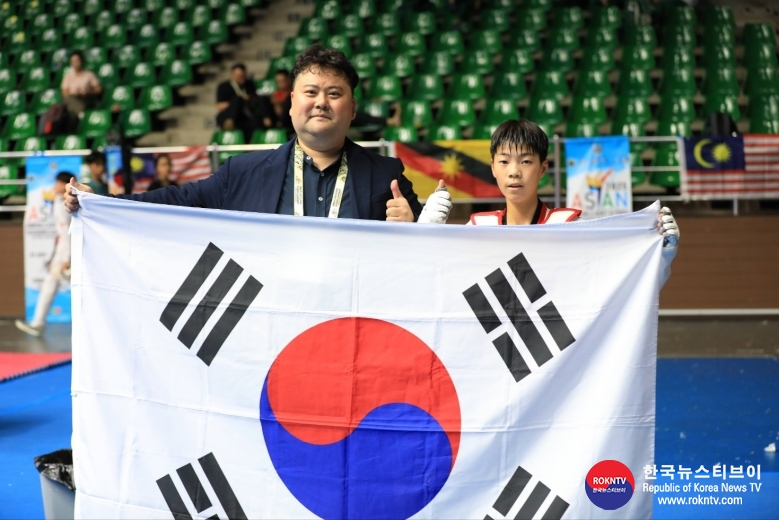 기사 2025.07.31.(목) 1-1 사진 1 예산중학교, 박해빈 제6회 아시아 유소년 태권도 선수권대회 우승.jpg