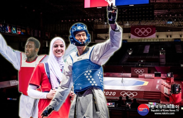 기사 2021.07.24.(토) 1-1 9사진) 14 Taekwondoin among flag bearers at historic Opening Ceremony .JPG