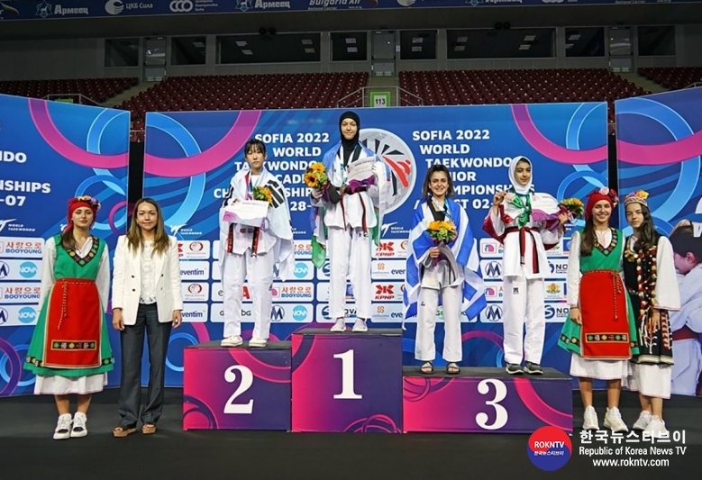 기사 2022.08.01.(월) 2-3 (사진)  Golds split between Korea, Azerbaijan, Thailand and Uzbekistan on day 2 of Sofia 2022 World Taekwondo Cadet Championships .jpg