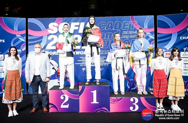 기사 2022.08.08.(월) 3-3 (사진)  Iran, Korea and Belgium among the gold medals on day 5 of Sofia 2022 World Taekwondo Junior Championships  .jpg