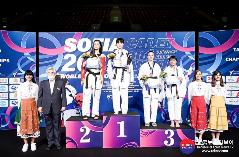 기사 2022.08.08.(월) 4-7 (사진)  Korea, Iran and Turkiye win gold on final day of Sofia 2022 World Taekwondo Junior Championships   .jpg