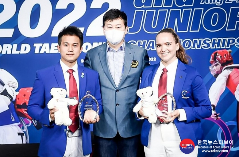 기사 2022.08.08.(월) 4-5 (사진)  Korea, Iran and Turkiye win gold on final day of Sofia 2022 World Taekwondo Junior Championships   .jpg