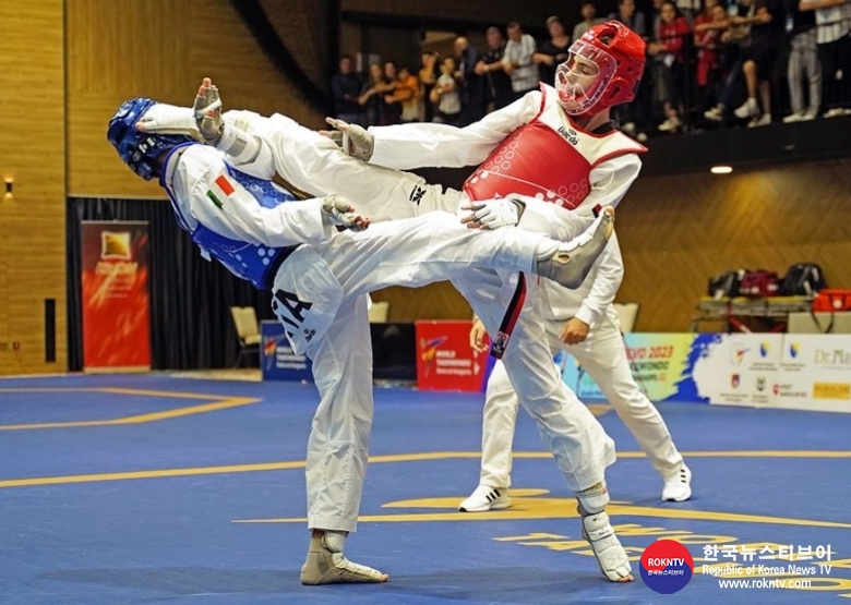 기사 2023.09.12.(화) 2-2 (사진 2)  Day three of the 2023 World Taekwondo Cadet Championships concludes in Sarajevo.JPG