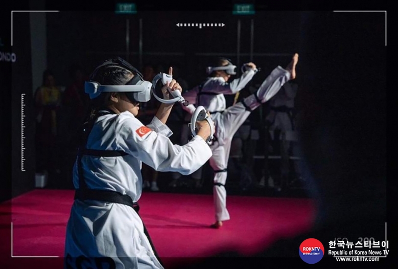 기사 2023.06.30.(금) 4-1 (사진 1)  Virtual Taekwondo draws large audience on debut at Olympic Esports Series.jpg