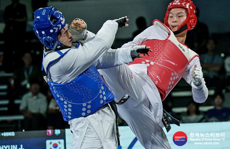 기사 2023.07.18.(화) 5-1 (사진 1) Korea and Chinese Taipei win gold on final day of Muju Taekwondowon 2023 World Taekwondo Grand Prix Challenge.jpg