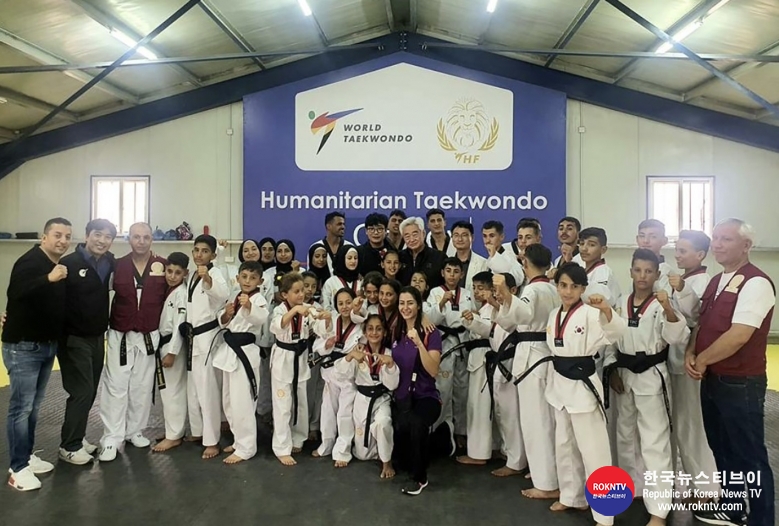 기사 2022.10.26.(수) 2-4 (사진) THF Center has graduated 40 black belts, earned eight IOC Refugee Athlete Scholarships.jpg